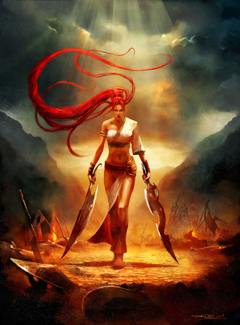 Illustration for article titled The Sexy, Colourful Art of DMC, Enslaved and Heavenly Sword